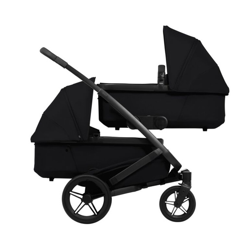 Poussette geo5 set jumeaux/jumelles space black 