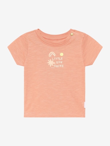 T‑shirt korte mouwen slub funprint  