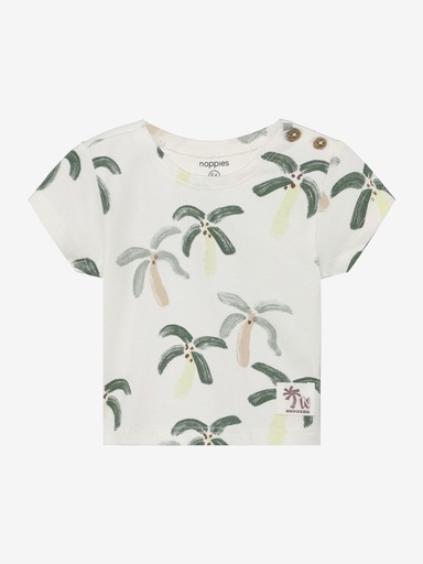 T‑shirt korte mouwen aop palmjoy  