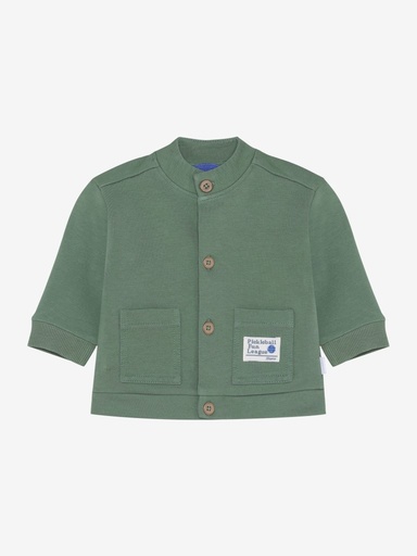 Long-sleeved cardigan jogdenim soft look  