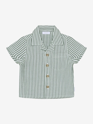 Hemd korte mouwen woven stripe  