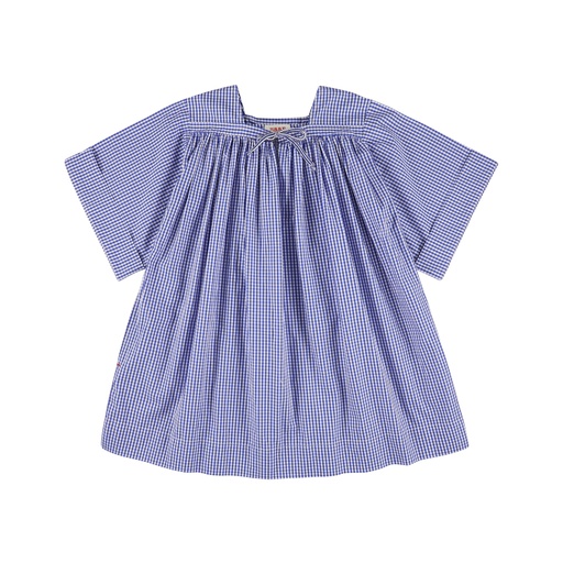 Jurk milos t cot check - katoen sky 6