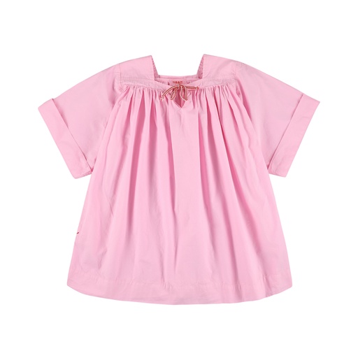 Jurk milos k uni - katoen pink 