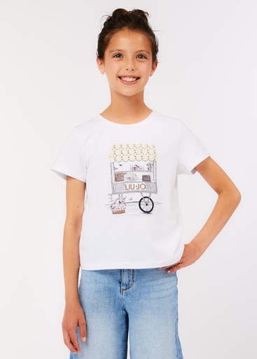 T-shirt White/Cart 