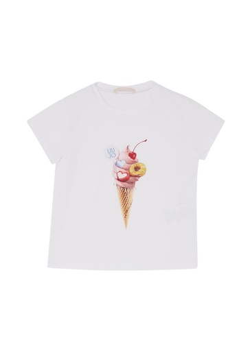 T-shirt White/Ice Cream 