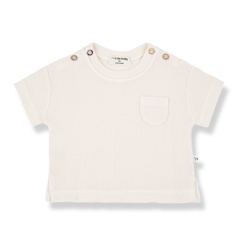 T-shirt korte mouwen Delion ecru 