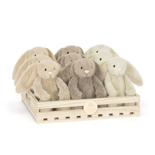 Knuffel Flufflet konijntje assortiment wit 
