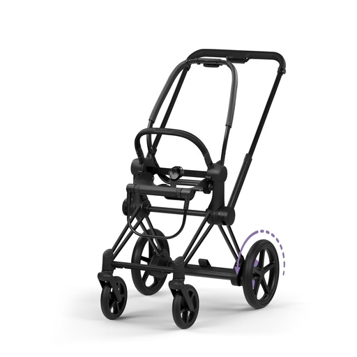 Frame pram e-Priam Style Matt Black 