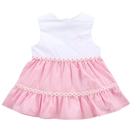 Jurk Romanie white-pink 