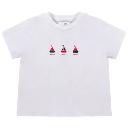 T-shirt 3 boten white 