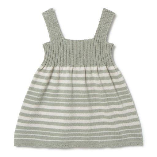 Dress Cintia Knitted - 100% cotton - seamless Cream-Apple 