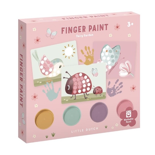 Peinture au doigt fairy garden 