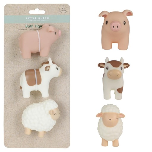 Badfiguren 3-delig little farm 