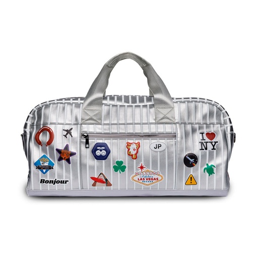 Caroline weekendtas Jetsetter Silver 