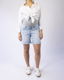 Maternity shorts denim light wash 