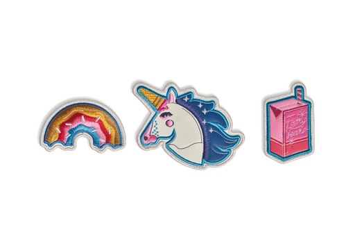 Patchs magnétiques pour sacs d'enfants - motifs interchangeables  