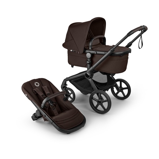 Kinderwagen complete Fox 5 Renew 2‑in‑1 black/cocoa brown-cocoa brown 
