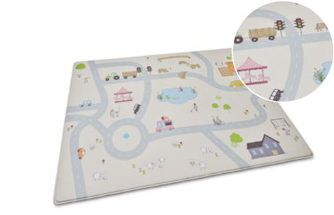Speelmat Comfy afwasbaar Little gem's roadmap  100X140