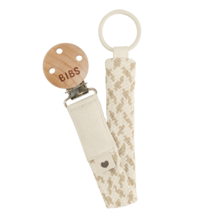 Fopspeenketting gevlochten Ivory/Vanilla 