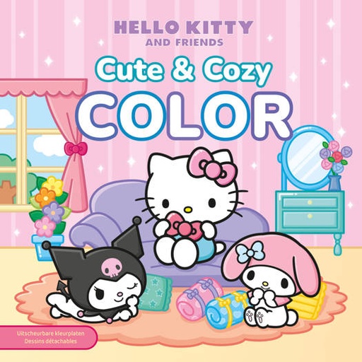 Kleurboek Cute & cozy color - Hello Kitty and friends  