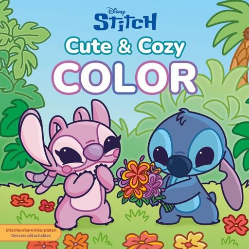 Kleurboek Cute & cozy color - Disney Stitch  