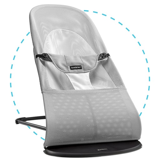 Wipstoel baby balance soft (mesh) silver/white 