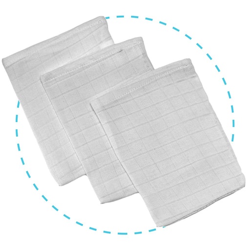 Tetra washcloths (3pcs) wit 