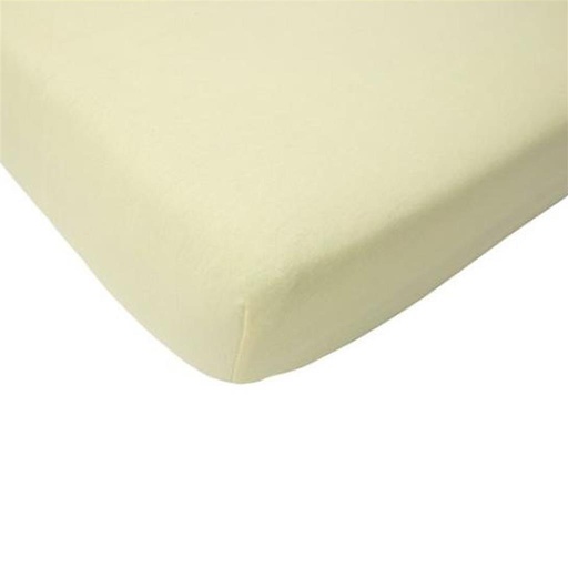 Fitted sheet crib jersey ecru 40X90