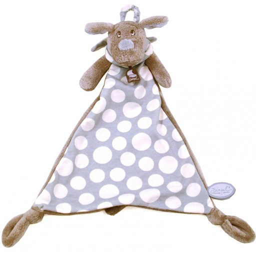 Doudou hond Fifi lichtblauw 