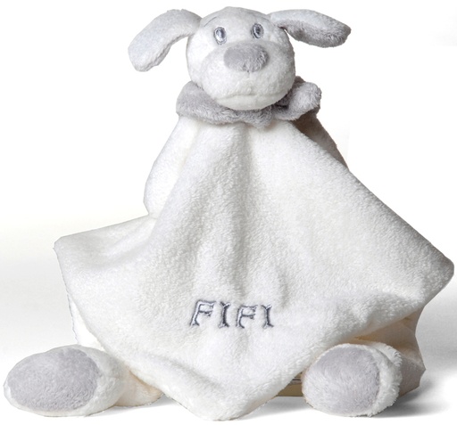 Doudou dog Fifi wit 