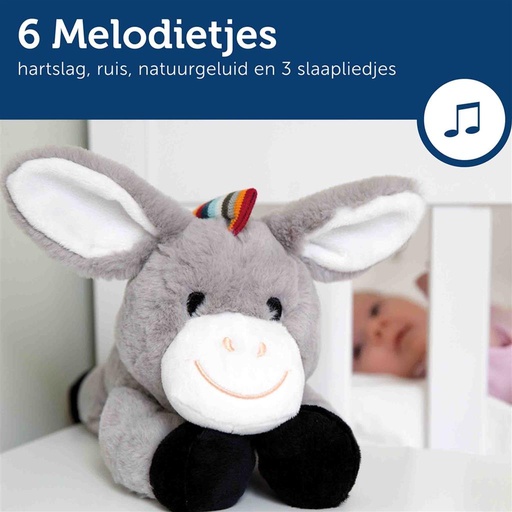 L'âne Don aux battements de cœur câlins  