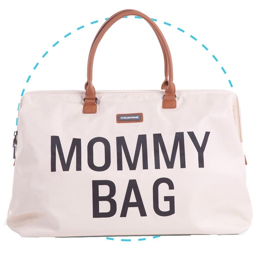 Sac à langer sac à maman grand ecru 