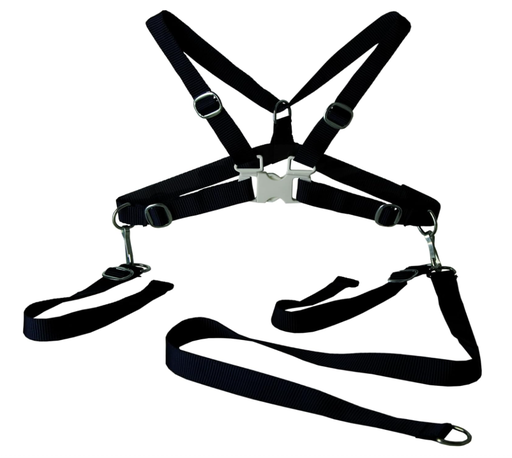 Harnas met riem marine