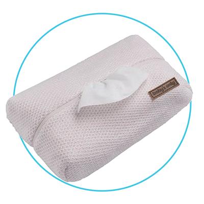 Cover kleenex box classic sand beige 