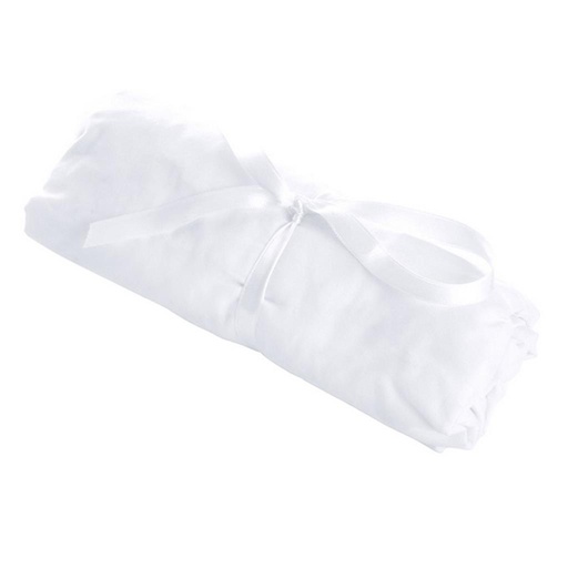 Fitted bed sheet (60x120cm) white