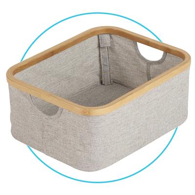 Mandje voor badmeubel Smart (katoen/bamboe)