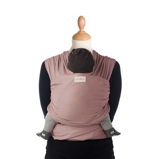 Draagdoek tricot-slen bamboo woodrose 