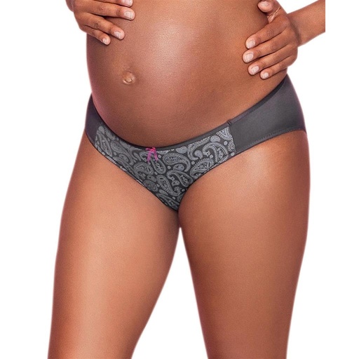Slip Paisley antraciet 