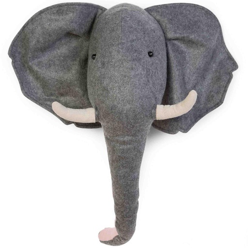 Décoration murale en feutre éléphant  
