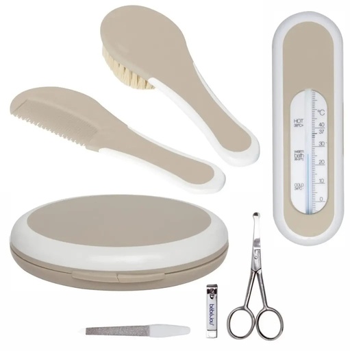 Geschenkset uni taupe 