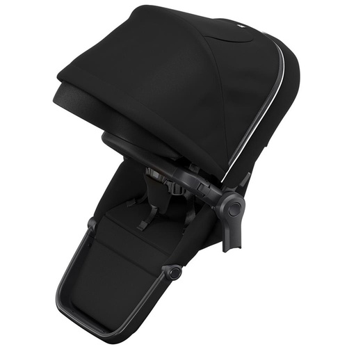 Seat 2nd child sleek midnight black on black 