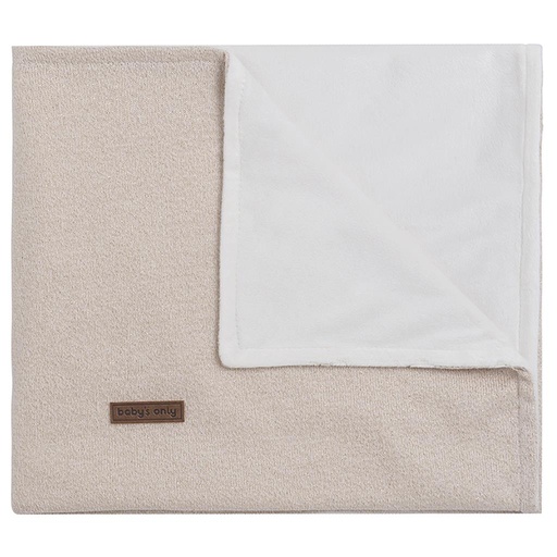 Couverture pour berceau doux mélange or-ivoire étincelant