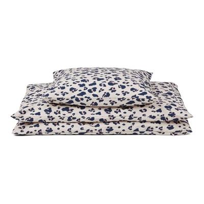 *Donsovertrek (100x140) bed Ingeborg print leo (beige beauty)