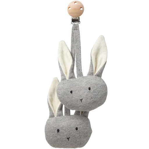 Wagenspanner Rosa rabbit (grey melange) 
