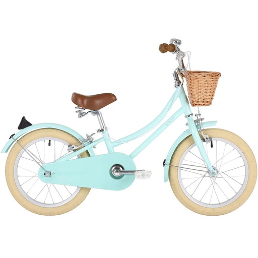 Bicycle 16" gingersnap (incl basket+wheels) green