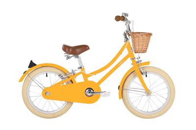 Bicycle 16" gingersnap (incl basket+wheels) yellow