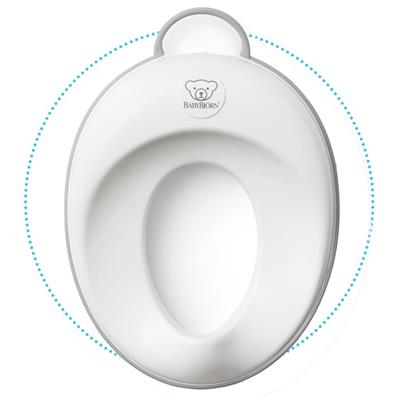 Entraîneur à la toilette wit/grijs 