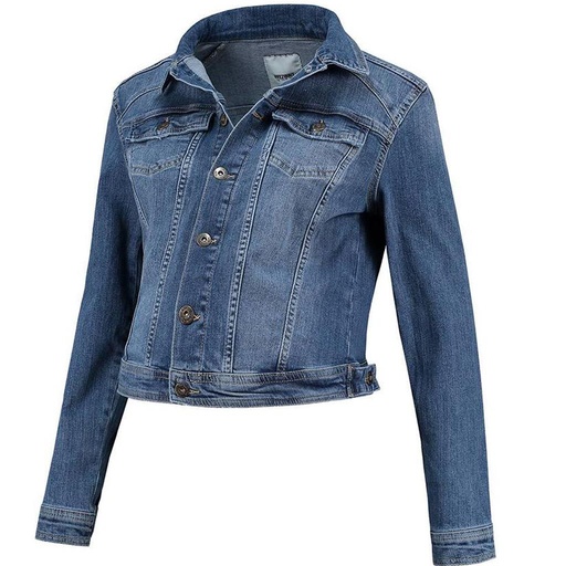 Veste denim stone wash 