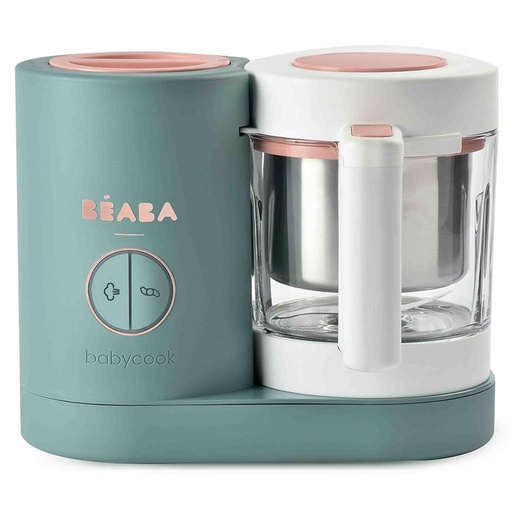 Stoomkoker en mixer Babycook Neo eucalyptus 
