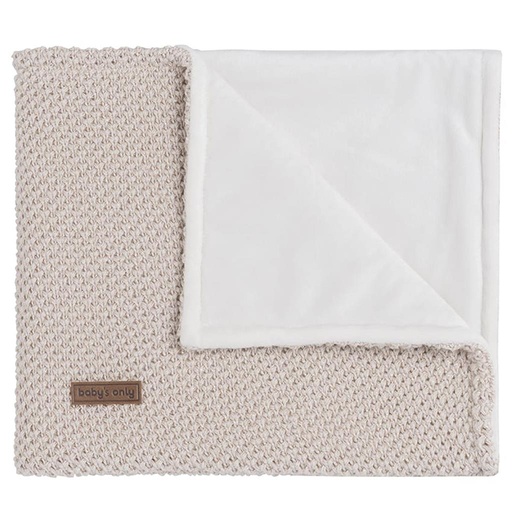 Couverture pour berceau sparkle gold-ivory mélange
